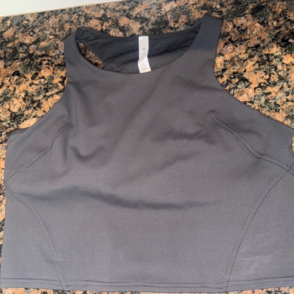 Lululemon Invigorate Train Tank Graphite Grey